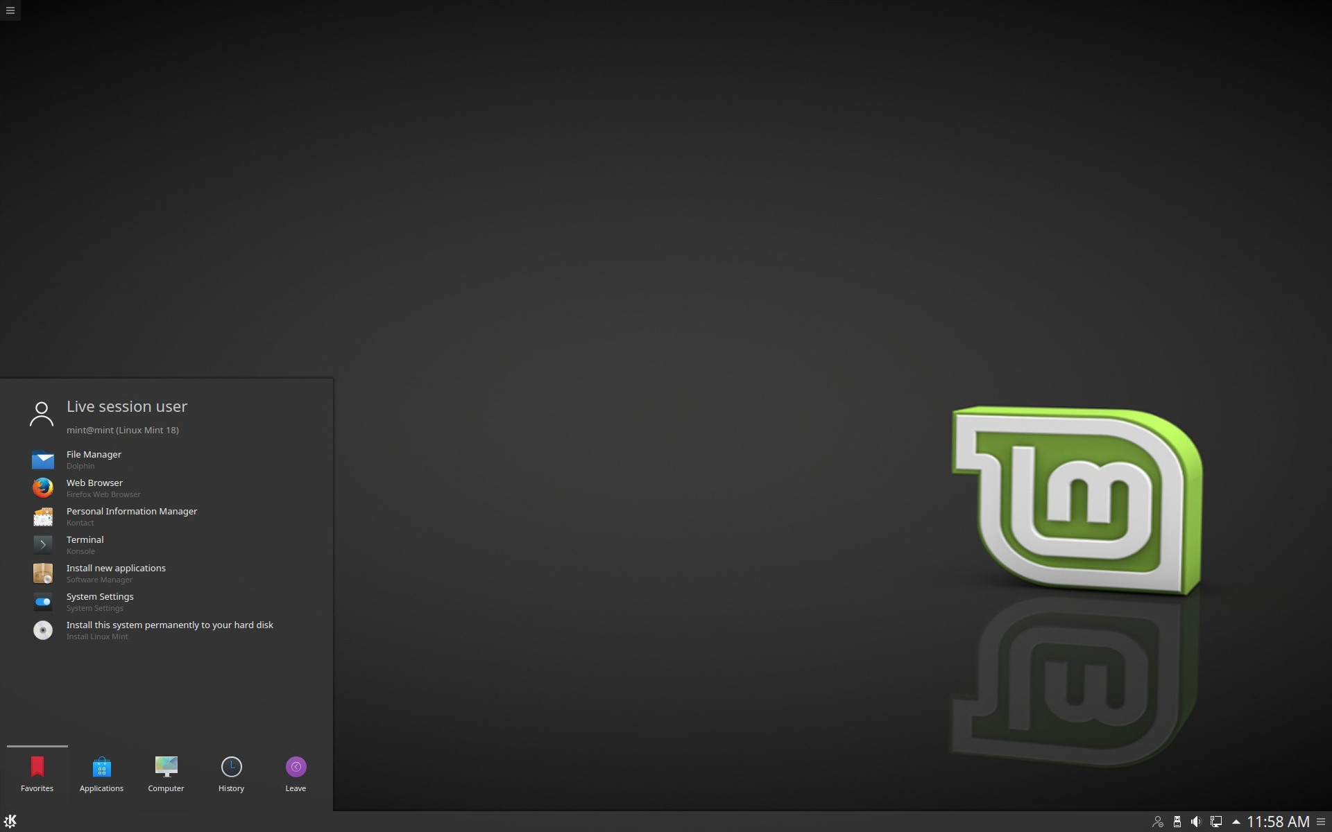 Linux Mint 18 KDE излезе официално 3